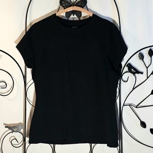 Mossimo Plain Black Tee (L)